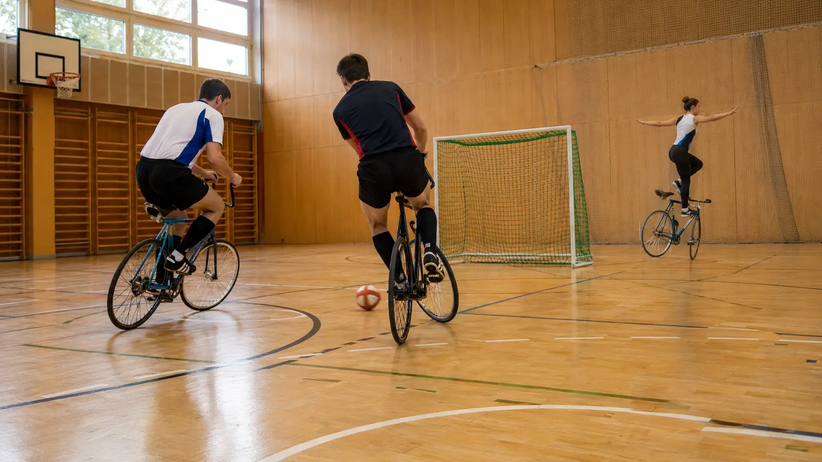 Cyclisme en salle : découvrir le cycle-balle et le vélo artistique